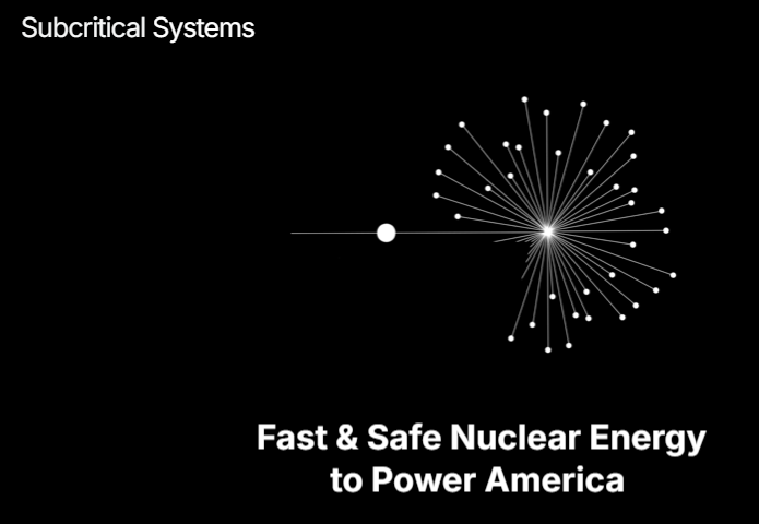 Subcritical Systems energy amplifier concept